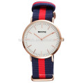 Wholesale top brand quartz watches custom nylon strap watch,men sport watch